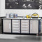 Chery Industrial 7ft 10-drawer Storage Workbench with Wheels