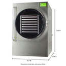 Harvest Right X-Large Home Pro Freeze Dryer with XL Premier Vacuum Pump, 7 Trays and Mylar Starter Kit in Stainless Steel