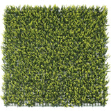 Designer Plants USA Yellow English Artificial Boxwood Wall 40" x 40" Commercial Grade
