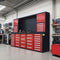 Chery Industrial 10ft Workbench Cabinet (40 Drawers, 2 Cabinets & 1 Pegboard)