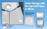 Portable Restroom with Shower Insulated All‑in‑One Steel Frame
