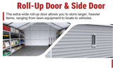 39FT × 39FT Metal Barn Heavy-Duty Steel Building with 3 Rolling Doors