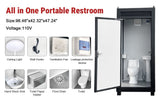 Portable Insulated Toilet Cabin