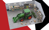 33FT × 25FT Metal Garage Barn Reinforced Steel Structure with Dual Doors