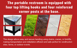 Portable Insulated Toilet Cabin