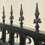 Chery Industrial 18’ x 6’ Steel Dual Swing Driveway Gate Prague‑Style