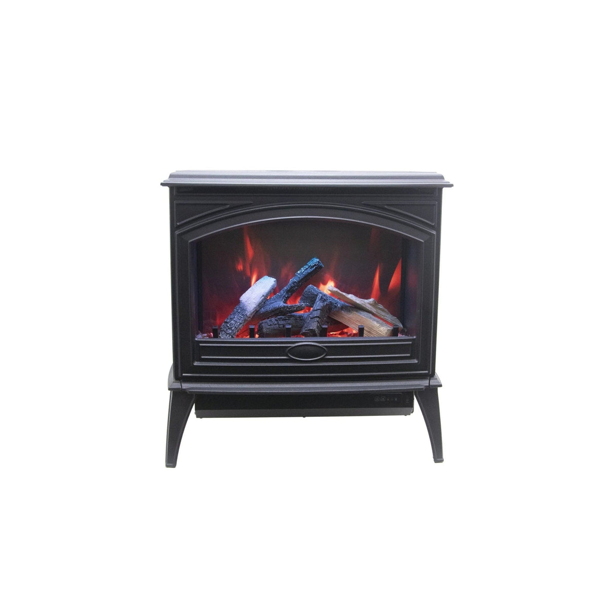 Sierra Flame 28" Cast Iron Freestanding Electric Stove Fireplace 1500W E70-NA