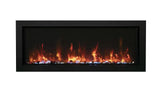 Amantii Panorama BI Slim Indoor/Outdoor Electric Fireplace BI-40-SLIM-OD-LUMINA