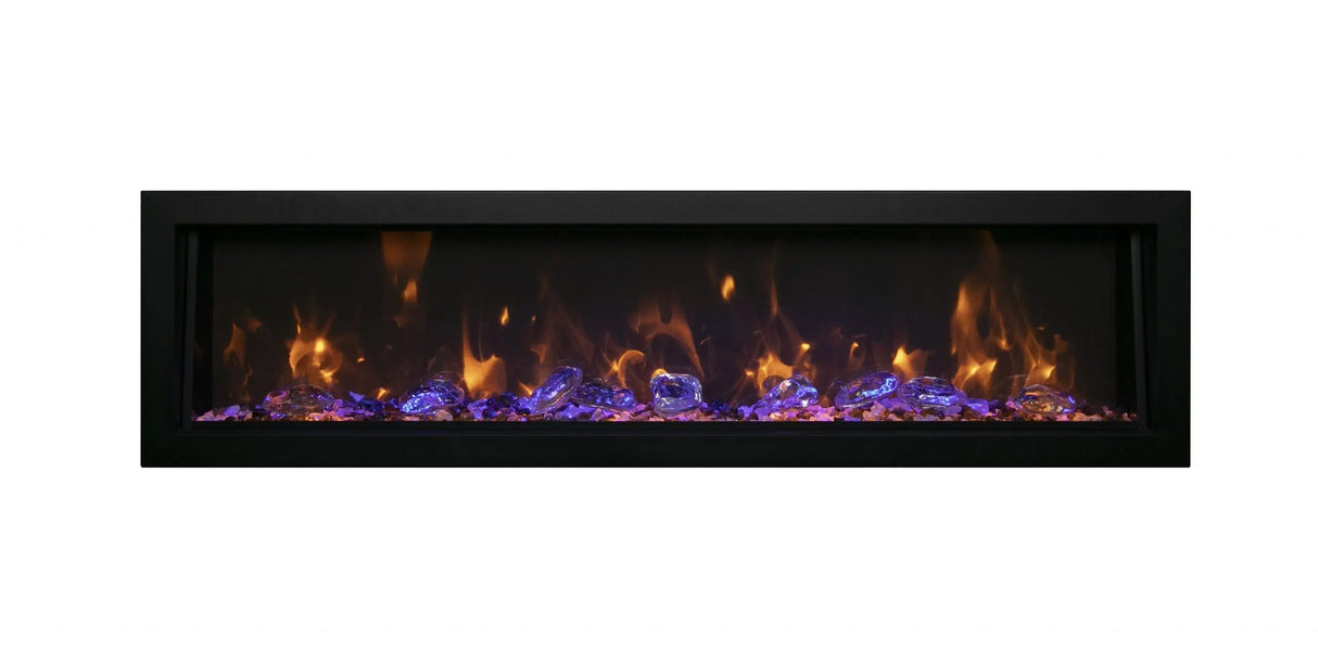 Amantii Panorama Deep & Extra Tall 40" Indoor/Outdoor Electric Fireplace BI-40-DEEP-XT