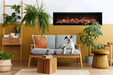 Amantii Panorama Deep & Extra Tall 40" Indoor/Outdoor Electric Fireplace BI-40-DEEP-XT