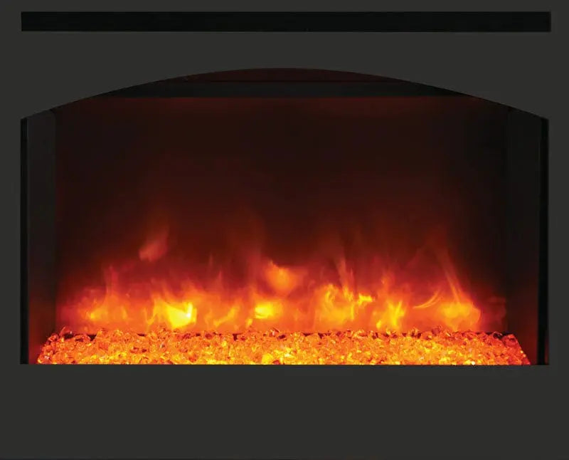 Amantii ZECL‑31‑3228‑STL Zero Clearance 31" Built-In Electric Fireplace