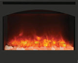 Amantii ZECL‑31‑3228‑STL Zero Clearance 31" Built-In Electric Fireplace