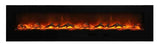 Amantii WM-FM-88-10023-BG 88" Wall/Flush Mount Electric Fireplace Glass Surround