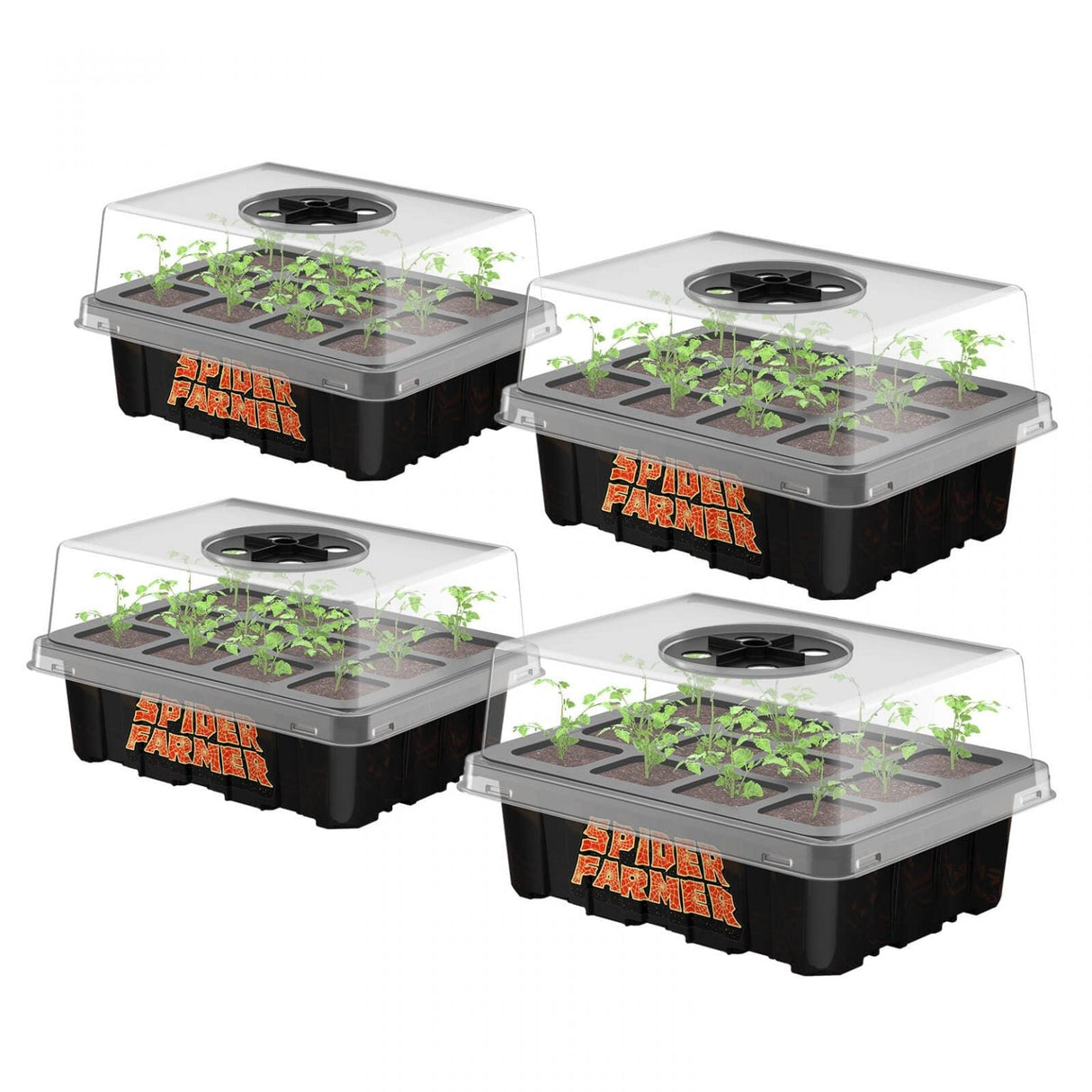 Spider Farmer 4 Pack Spider Farmer Seed Starting Trays Germination Tray