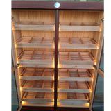 Bermuda 4,000 Count Spanish Cedar Cigar Humidor Cabinet BRMDA