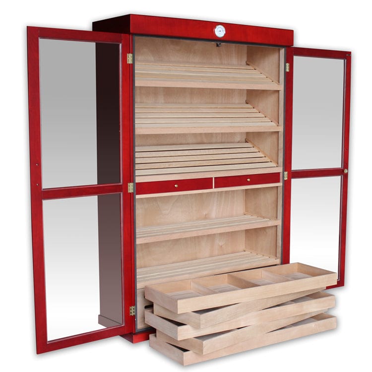 Bermuda 4,000 Count Spanish Cedar Cigar Humidor Cabinet BRMDA