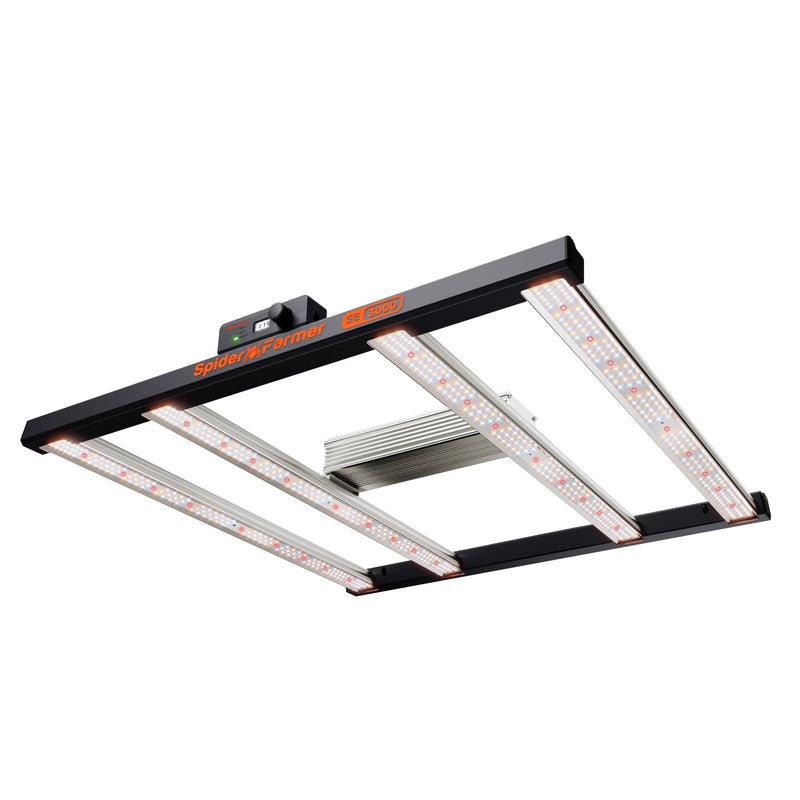 Spider Farmer SE3000 300 Watt LED Grow Light Samsung LM301H EVO Full Spectrum For 3x3FT