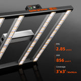 Spider Farmer SE3000 300 Watt LED Grow Light Samsung LM301H EVO Full Spectrum For 3x3FT