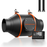 Spider Farmer 4-Inch Inline Fan 205 CFM with Smart Controller
