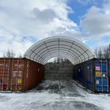 Chery Industrial C2040 20’ x 40’ PE Dome Container Shelter