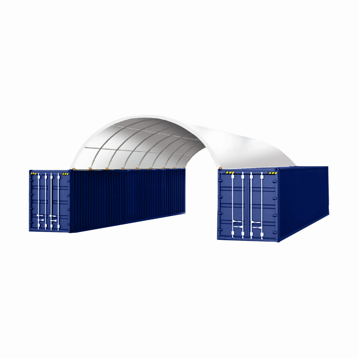 Chery Industrial C2040 20’ x 40’ PE Dome Container Shelter