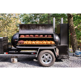 Meadow Creek TS250 Offset Tank Smoker and Trailer