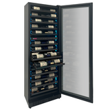 Allavino Reserva Series 67-Bottle 71″ Tall Dual Zone Right Hinge Black Shallow Wine Refrigerator Console