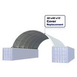 Chery Industrial Cover Replacement for 40'x40'x15' Container Shelter
