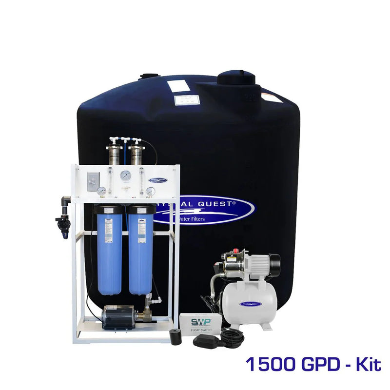 Crystal Quest Commercial Mid-Flow Reverse Osmosis System (500-7000 GPD) CQE-CO-02024C