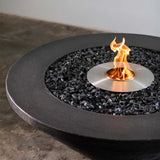 HearthArtSinn Volcano 12 Metal Rock Finish Stepped Gas Fire Pit