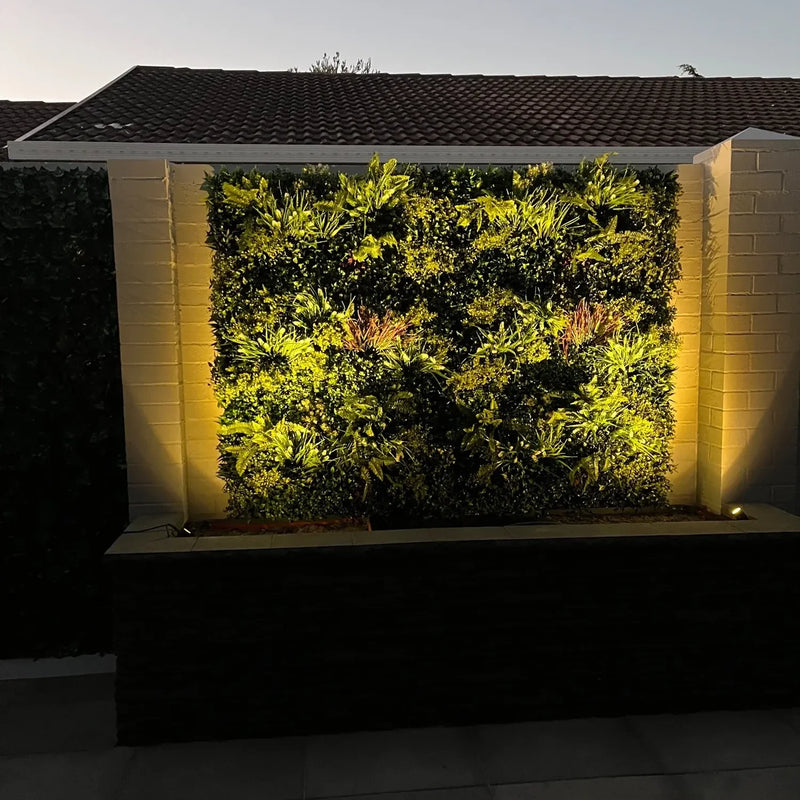 Designer Plants USA U-Luxury Lush Spring Artificial Vertical Wall 40x40 Commercial Grade