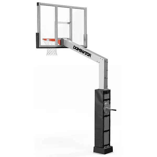 Dominator 72 XL 72" Glass Backboard Adjustable Basketball Hoop