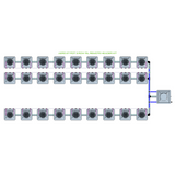 Alien Hydroponics AERO 30 Pot 3 Row Kit