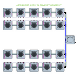 Alien Hydroponics AERO 20 Pot 4 Row Kit