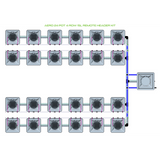 Alien Hydroponics AERO 24 Pot 4 Row Kit