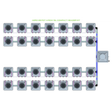 Alien Hydroponics AERO 28 Pot 4 Row Kit