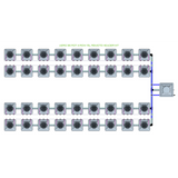 Alien Hydroponics AERO 36 Pot 4 Row Kit