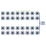 Alien Hydroponics AERO 32 Pot 4 Row Kit