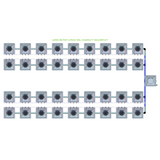 Alien Hydroponics AERO 36 Pot 4 Row Kit