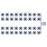 Alien Hydroponics AERO 36 Pot 4 Row Kit