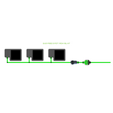Alien Hydroponics EasyFeed 3 Pot 1 Row Kit