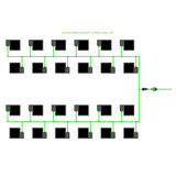 Alien Hydroponics EasyFeed 24 Pot 4 Row Kit