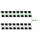 Alien Hydroponics EasyFeed 32 Pot 4 Row Kit