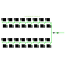 Alien Hydroponics EasyFeed 32 Pot 4 Row Kit