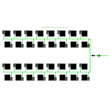 Alien Hydroponics EasyFeed 32 Pot 4 Row Kit
