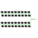 Alien Hydroponics EasyFeed 36 Pot 4 Row Kit