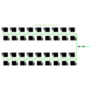 Alien Hydroponics EasyFeed 36 Pot 4 Row Kit