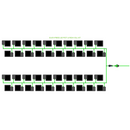 Alien Hydroponics EasyFeed 40 Pot 4 Row Kit