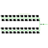 Alien Hydroponics EasyFeed 40 Pot 4 Row Kit