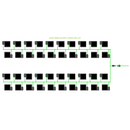 Alien Hydroponics EasyFeed 40 Pot 4 Row Kit